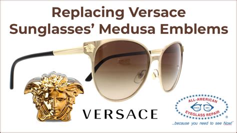 broken versace sunglasses|Versace sunglasses repair near me.